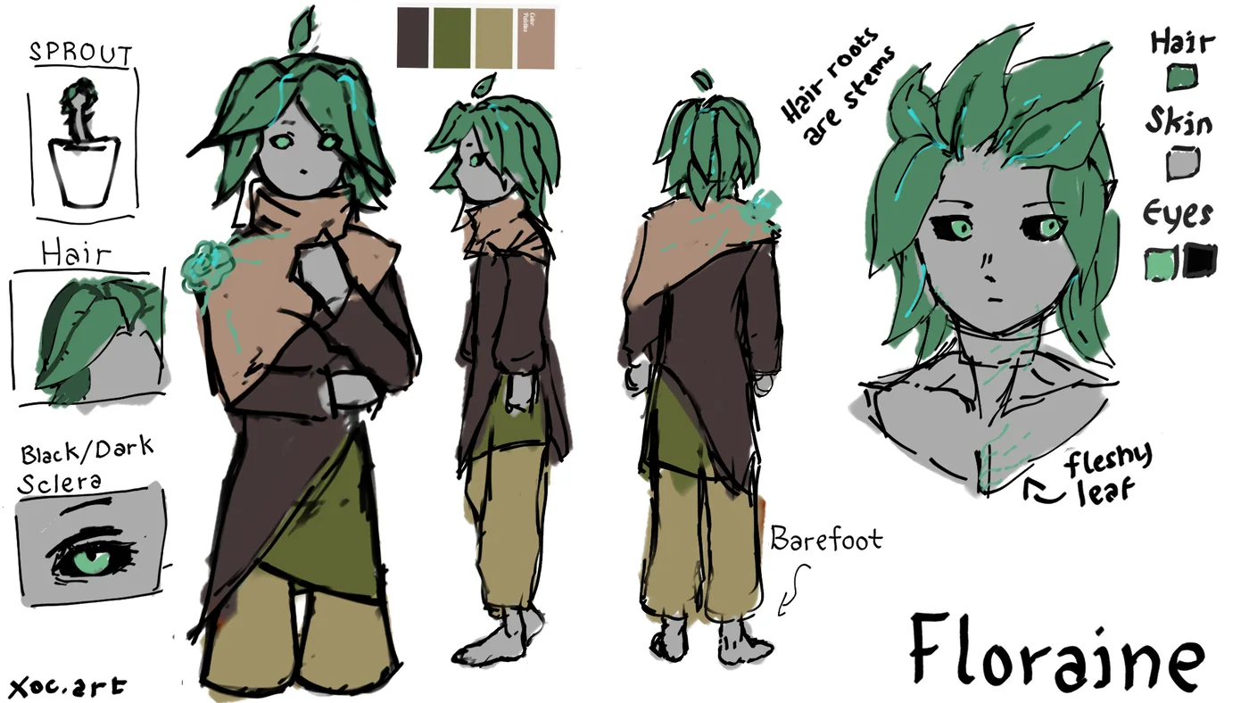 Concept artwork of a Floraine